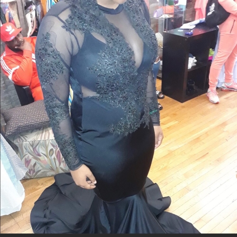 It’s a Custom black dress